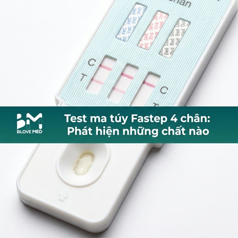 Test ma túy Fastep 4 chân: Phát hiện những chất nào'