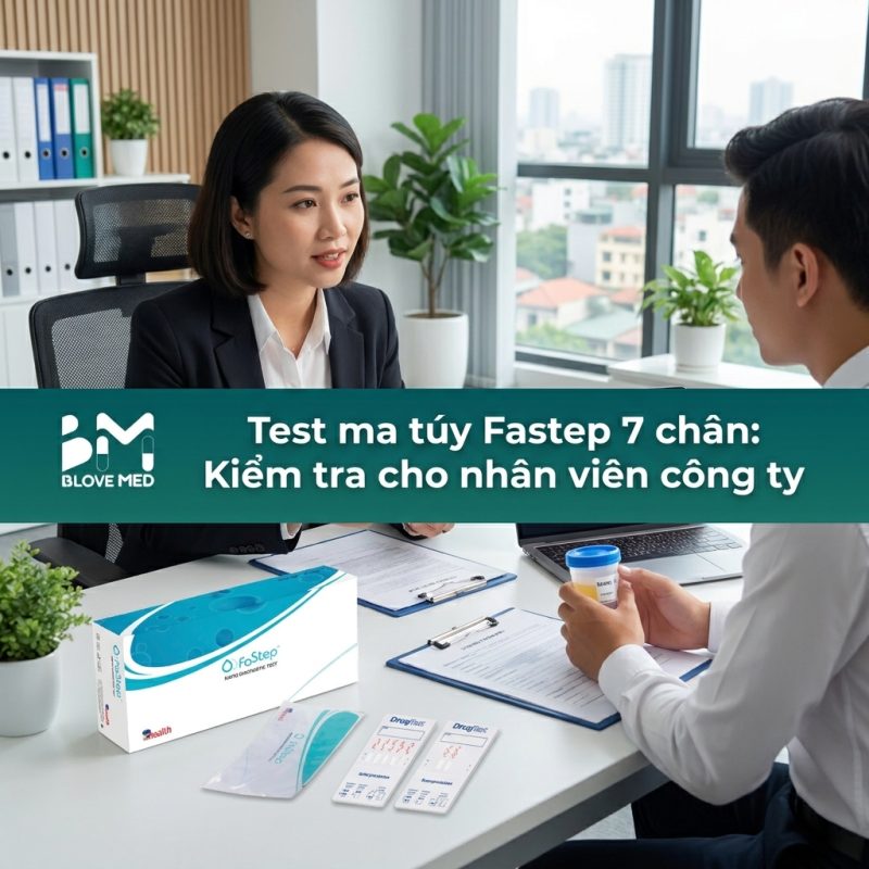 Test ma túy Fastep 7 chân: Kiểm tra cho nhân viên công ty'