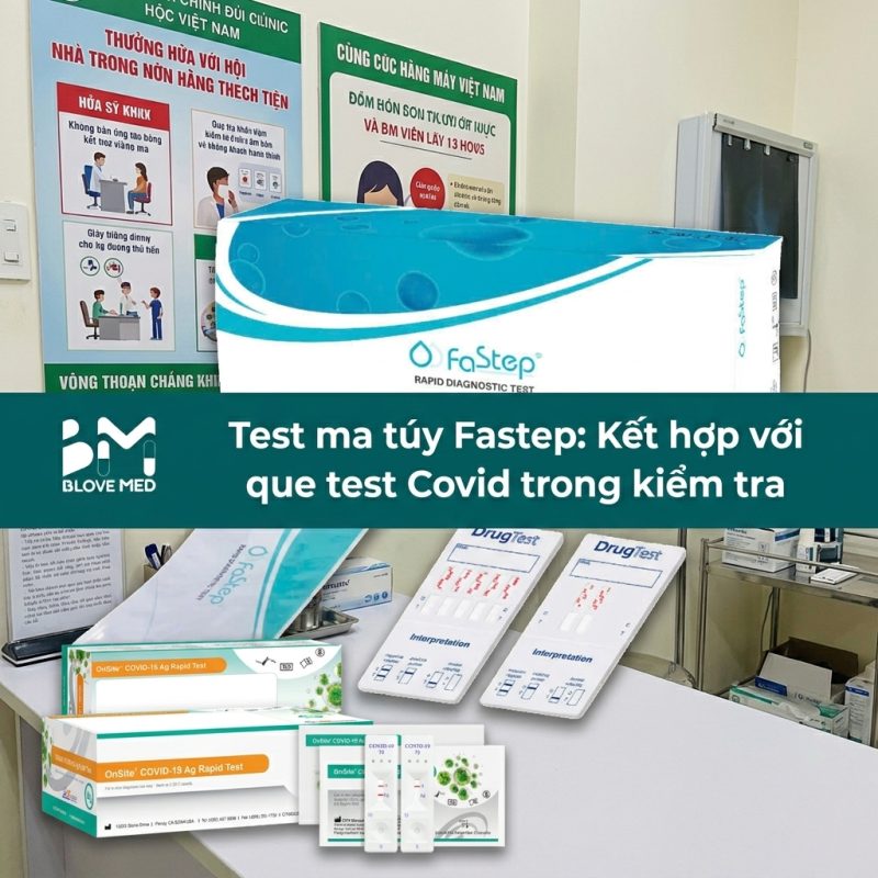 Test ma túy Fastep: Kết hợp với que test Covid trong kiểm tra'