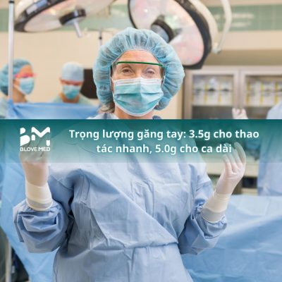 022 Trọng lượng găng tay_ 3.5g cho thao tác nhanh, 5.0g cho ca dài