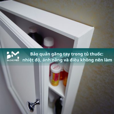 047 Bảo quản găng tay trong tủ thuốc_ nhiệt độ, ánh nắng và điều không nên làm
